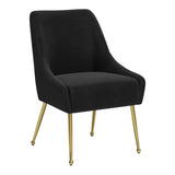 Maxine Polyester Upholstered Armless Dining Chair