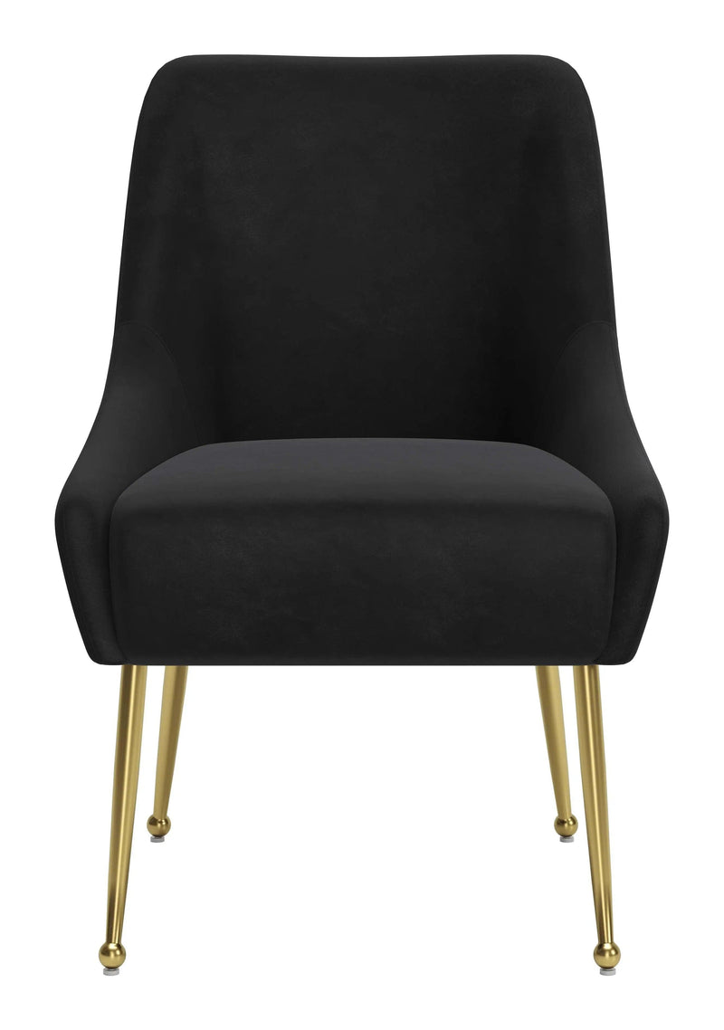 Maxine Polyester Upholstered Armless Dining Chair