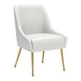 Maxine Polyester Upholstered Armless Dining Chair