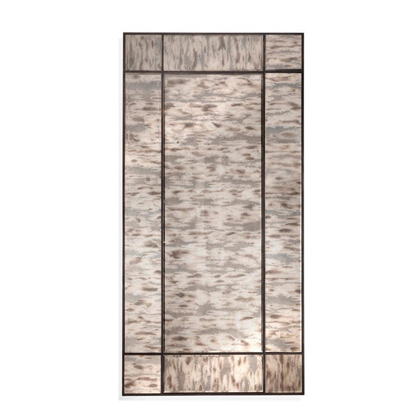 Maxwell Metal Brown Vertical Floor Mirror Floor Mirrors LOOMLAN By Bassett Mirror