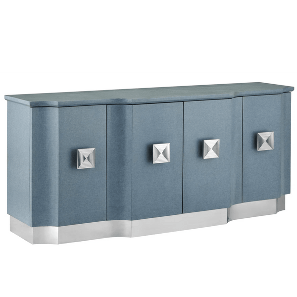 Maya Blue Credenza Sideboards LOOMLAN By Currey & Co