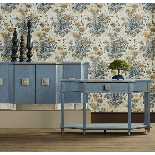 Maya Blue Credenza Sideboards LOOMLAN By Currey & Co