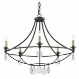 Mayfair Novella Small Chandelier Chandeliers LOOMLAN By Currey & Co