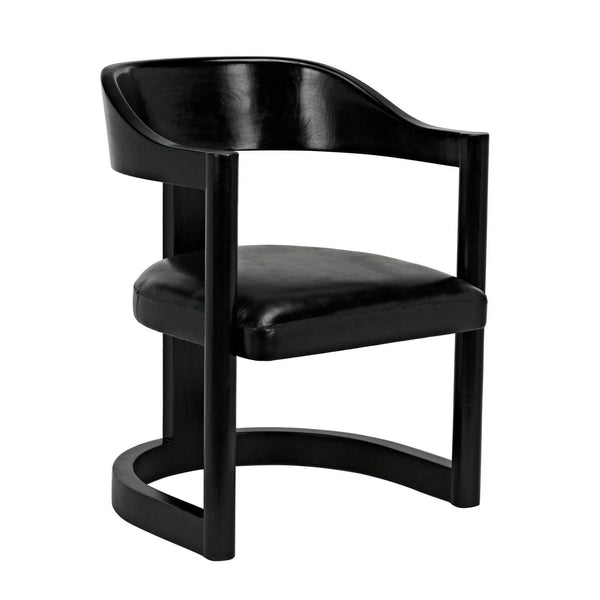 Mccormick Chair, Charcoal Black Dining Chairs LOOMLAN By Noir