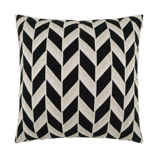 McZagger Black Throw Pillow With Insert Throw Pillows LOOMLAN By D.V. Kap