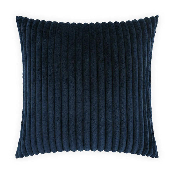 Megga Navy Blue Throw Pillow With Insert Throw Pillows LOOMLAN By D.V. Kap