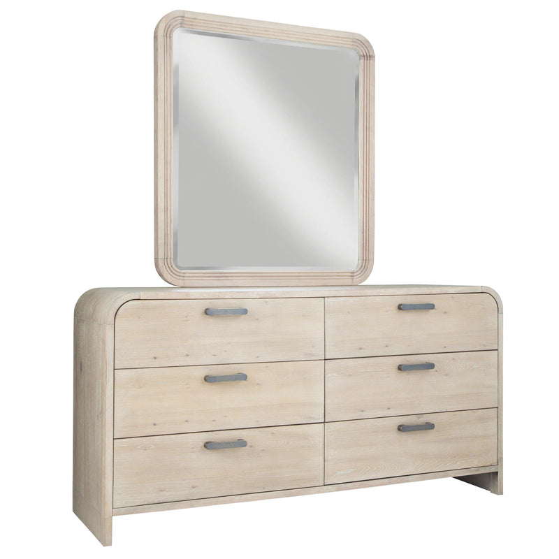 Melia 6-drawer Dresser and Mirror Dressers LOOMLAN By Panama Jack