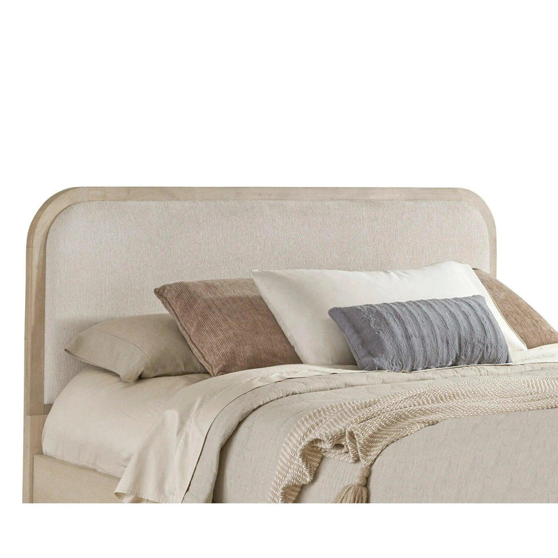 Melia Performance Fabric Upholstered Light Sand Bed Beds LOOMLAN By Panama Jack