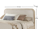 Melia Performance Fabric Upholstered Light Sand Bed Beds LOOMLAN By Panama Jack