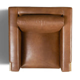 Mendenhall Premium Leather Club Chair Club Chairs LOOMLAN By One For Victory