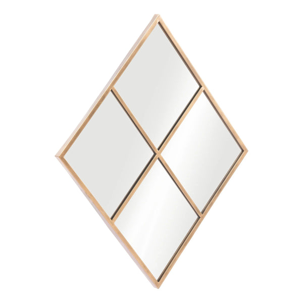 Meo Mirror Gold Wall Mirrors LOOMLAN By Zuo Modern