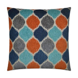 Meridian Multi Color Throw Pillow With Insert Throw Pillows LOOMLAN By D.V. Kap