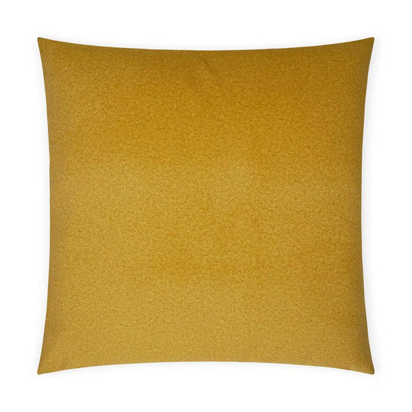 Merino Sunshine Solid Yellow Large Throw Pillow With Insert Throw Pillows LOOMLAN By D.V. Kap