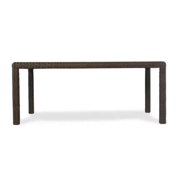 Mesa 72" Rectangular Umbrella Dining Table Lloyd Flanders Outdoor Dining Tables LOOMLAN By Lloyd Flanders