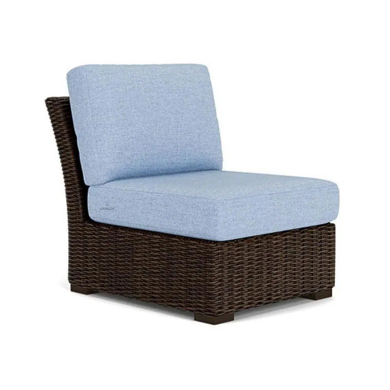 Mesa Armless Sectional Premium Wicker Furniture Lloyd Flanders Outdoor Modulars LOOMLAN By Lloyd Flanders