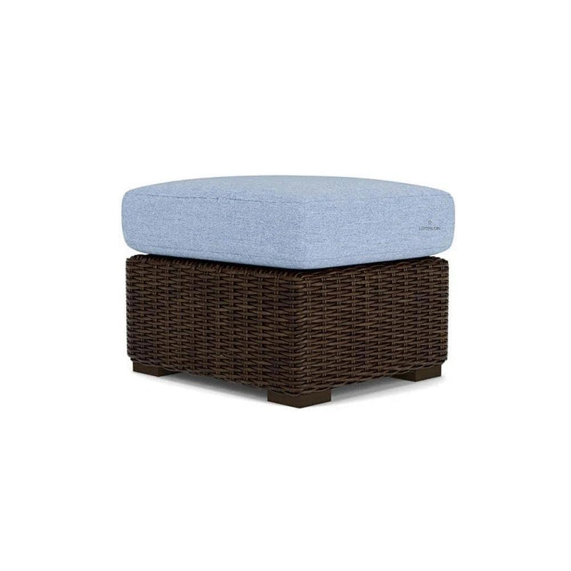 Mesa Ottoman Premium Wicker Furniture Lloyd Flanders Outdoor Ottomans LOOMLAN By Lloyd Flanders