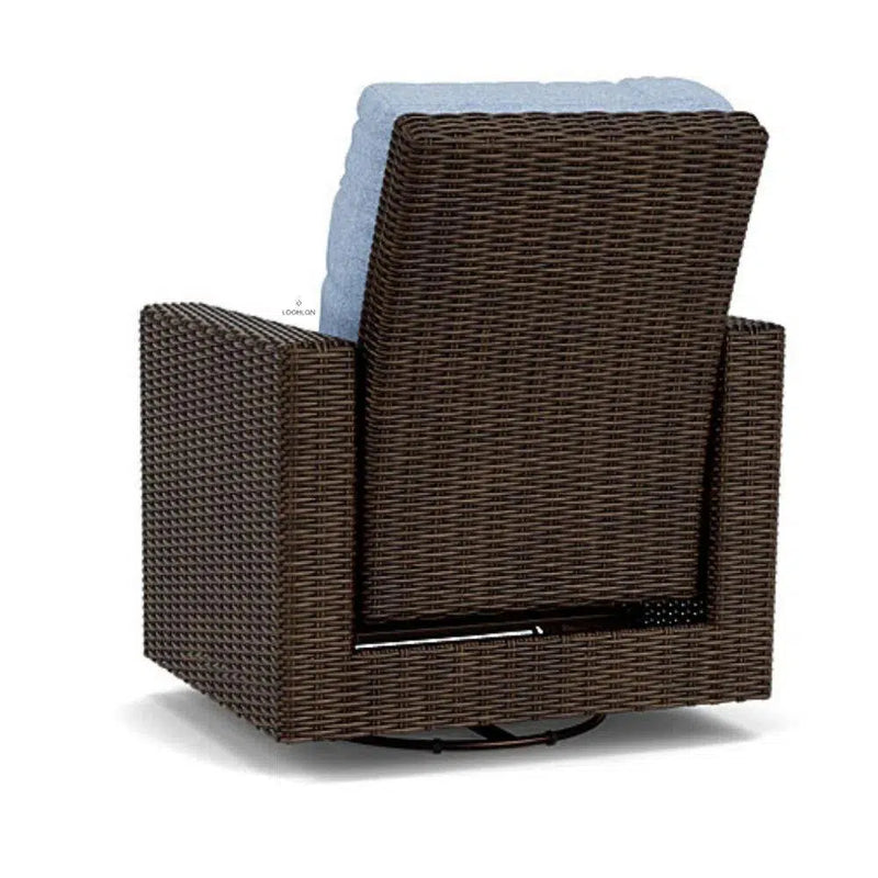 Mesa Swivel Glider Lounge Chair Premium Wicker Furniture Outdoor Lounge Chairs LOOMLAN By Lloyd Flanders