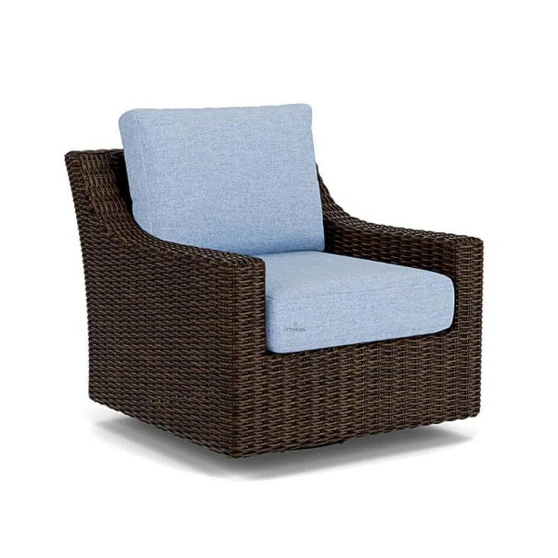 Mesa Swivel Glider Lounge Chair Premium Wicker Furniture Outdoor Lounge Chairs LOOMLAN By Lloyd Flanders