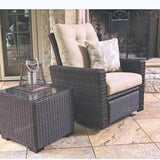 Mesa Swivel Glider Recliner Premium Wicker Furniture Lloyd Flanders Outdoor Lounge Chairs LOOMLAN By Lloyd Flanders