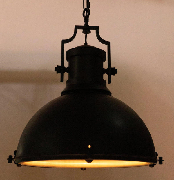 Metal Marine Fixture Black Steel Pendant Pendants LOOMLAN By Noir