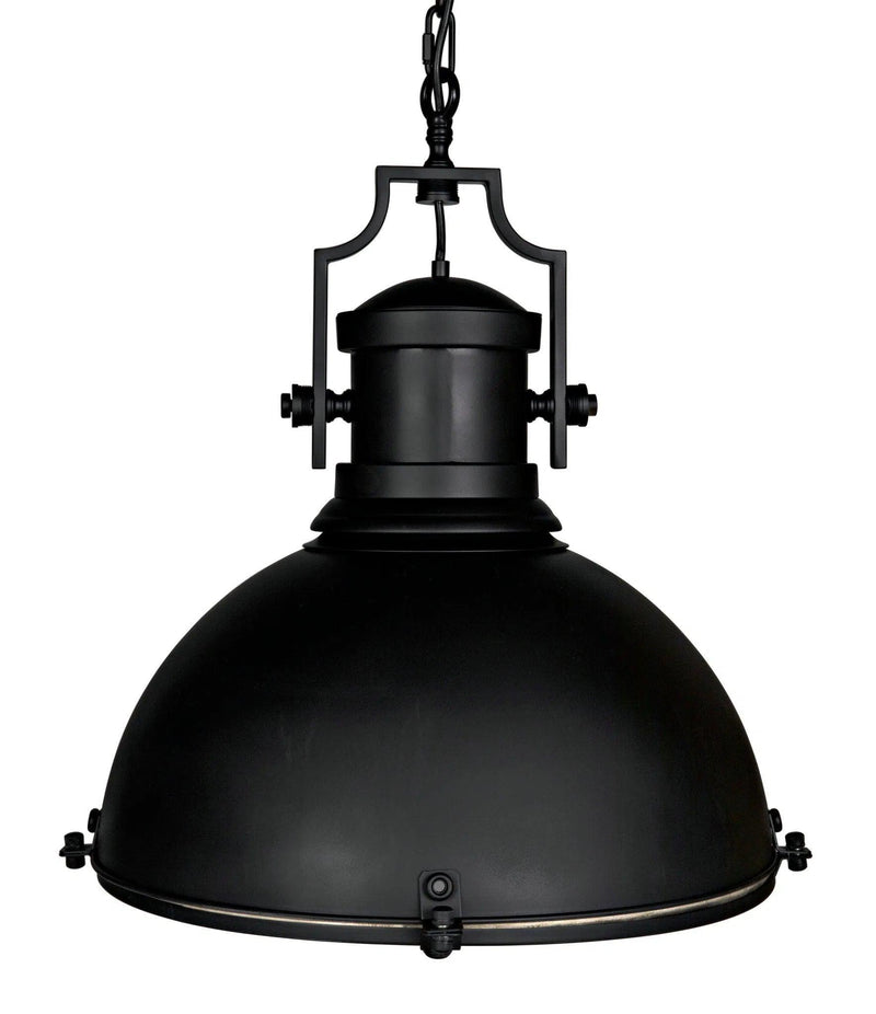 Metal Marine Fixture Black Steel Pendant Pendants LOOMLAN By Noir