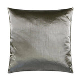 Metaux Pewter Silver Throw Pillow With Insert Throw Pillows LOOMLAN By D.V. Kap