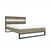 Metro Havana Natural Reclaimed Wood Platform Bed Beds LOOMLAN By LH Imports