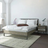 Metro Havana Natural Reclaimed Wood Platform Bed Beds LOOMLAN By LH Imports