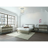 Metro Havana Natural Reclaimed Wood Platform Bed Beds LOOMLAN By LH Imports