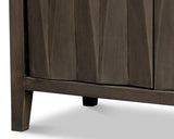 Metropole Four Door Sideboard Cabinet For Living Room Sideboards LOOMLAN By Sarreid