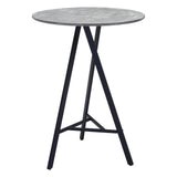 Metz Bar Table Gray Bar Tables LOOMLAN By Zuo Modern