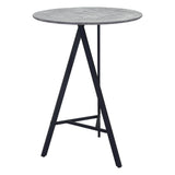 Metz Bar Table Gray Bar Tables LOOMLAN By Zuo Modern