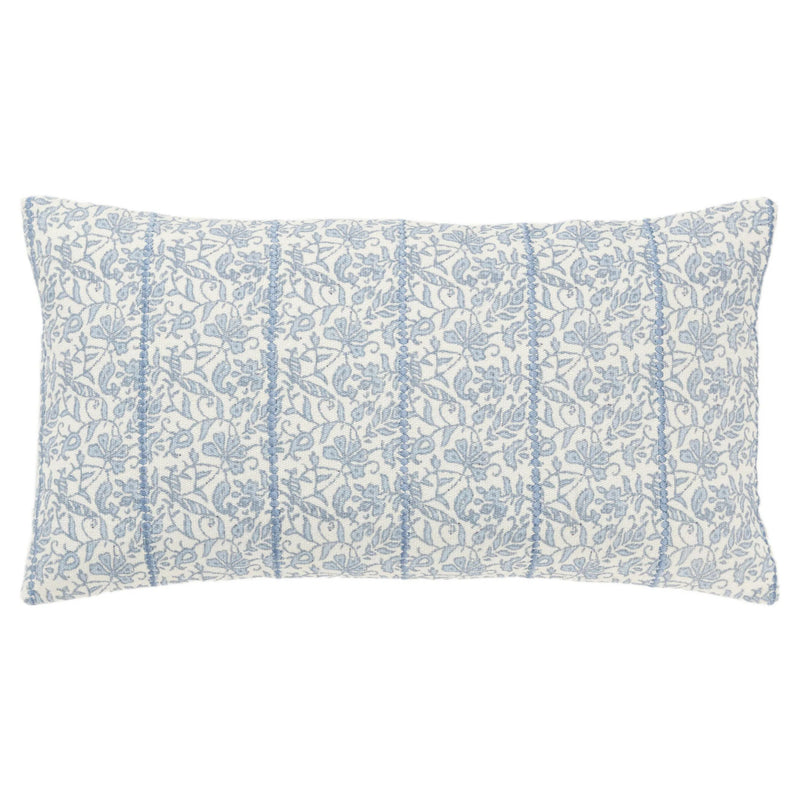 Mia Botanical Long Lumbar Pillow For Bed Throw Pillows LOOMLAN By LOOMLAN