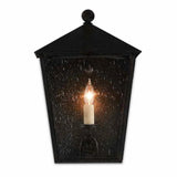 Midnight Bening Small Outdoor Wall Sconce Wall Sconces LOOMLAN By Currey & Co