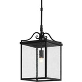 Midnight Giatti Small Outdoor Lantern Outdoor Lighting LOOMLAN By Currey & Co