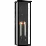 Midnight Tanzy Medium Outdoor Wall Sconce Wall Sconces LOOMLAN By Currey & Co