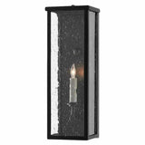 Midnight Tanzy Small Outdoor Wall Sconce Wall Sconces LOOMLAN By Currey & Co