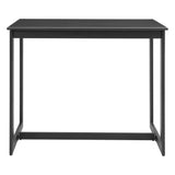 Midnight Wave Black Rectangular Bar Table Bar Tables LOOMLAN By Zuo Modern