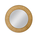 Midtown MDF Gold Wall Mirror Wall Mirrors LOOMLAN By Bassett Mirror