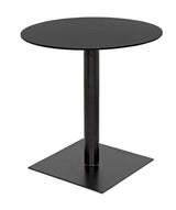 Mies Side Table, Black Steel Side Tables LOOMLAN By Noir