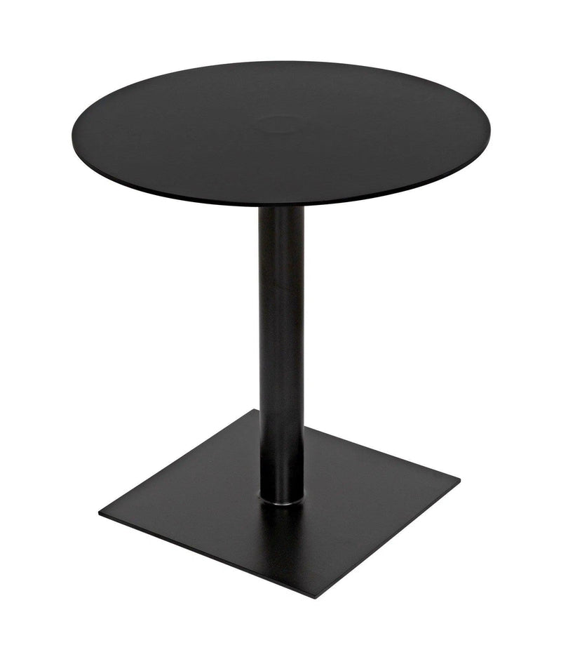 Mies Side Table, Black Steel Side Tables LOOMLAN By Noir