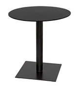 Mies Side Table, Black Steel Side Tables LOOMLAN By Noir