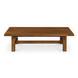 Mikoshi Solid Pine Brown Rectangular Coffee Table Coffee Tables LOOMLAN By Moe's Home