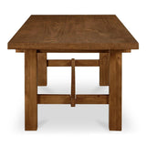 Mikoshi Solid Pine Brown Rectangular Dining Table Dining Tables LOOMLAN By Moe's Home