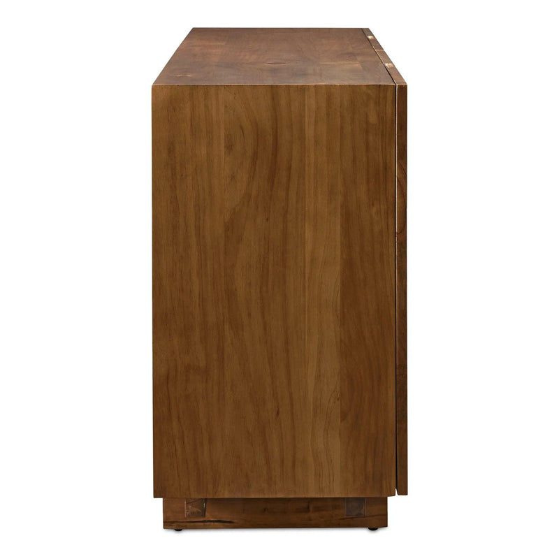 Mikoshi Solid Pine Brown Sideboard Sideboards LOOMLAN By Moe's Home