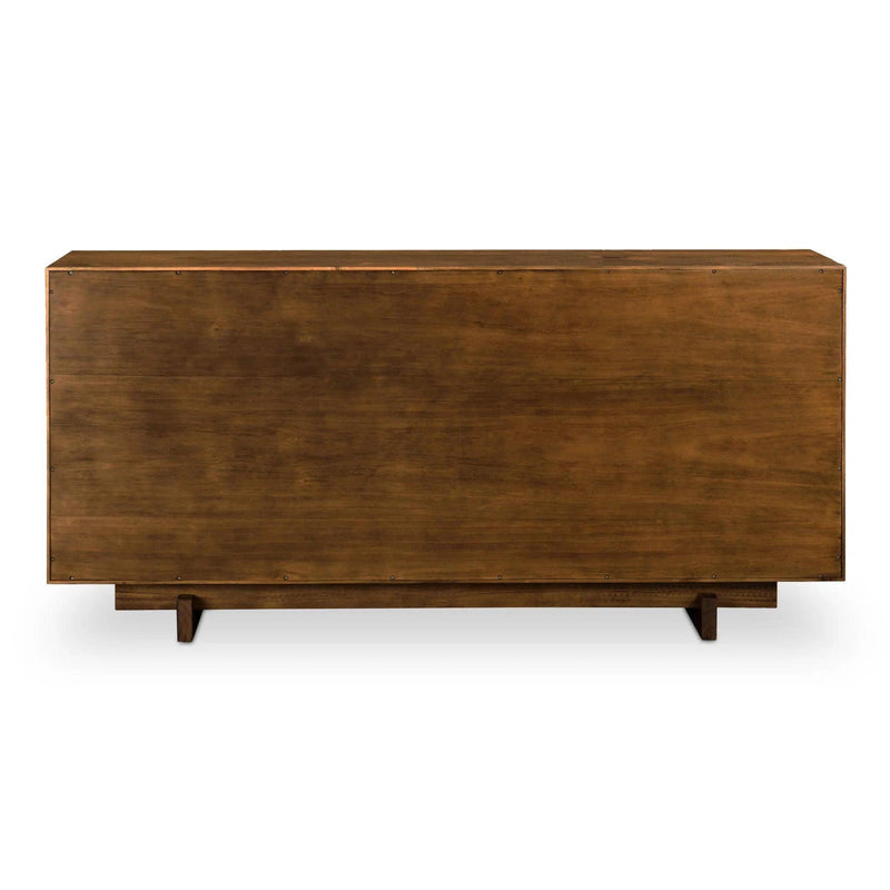 Mikoshi Solid Pine Brown Sideboard Sideboards LOOMLAN By Moe's Home