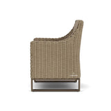 Milan Dining Armchair Premium Wicker Furniture Made In USA Outdoor Dining Chairs LOOMLAN By Lloyd Flanders