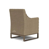 Milan Dining Armchair Premium Wicker Furniture Made In USA Outdoor Dining Chairs LOOMLAN By Lloyd Flanders