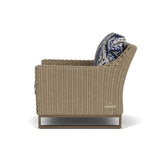 Milan Lounge Chair Premium Wicker Furniture Made In USA Outdoor Lounge Chairs LOOMLAN By Lloyd Flanders