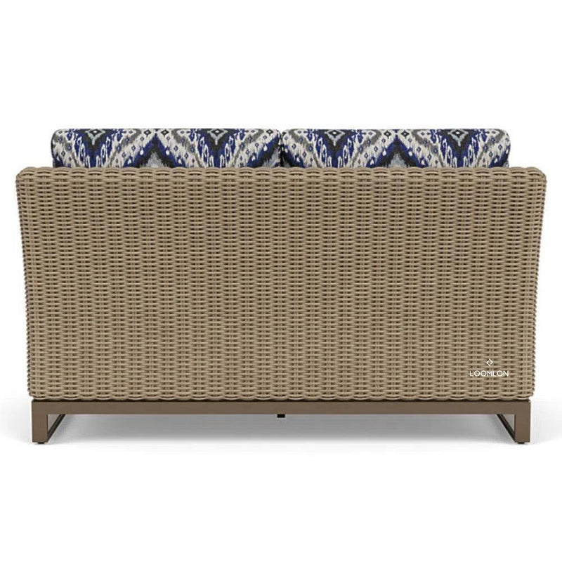 Milan Loveseat Premium Wicker Furniture Made In USA Lloyd Flanders Outdoor Sofas & Loveseats LOOMLAN By Lloyd Flanders